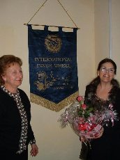 MariaRosa Milani e la Presidente Inner Wheel