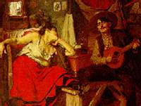 Quadro con Cantante di Fado