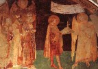 Galgano consegna la spada nella roccia all'Angelo