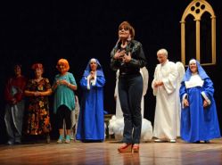 La Regista-Attrice MariaRosa Milani-Pezzoli e gli Attori